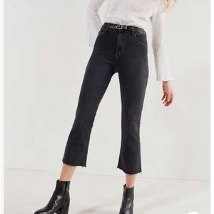BDG black high waisted crop jeans